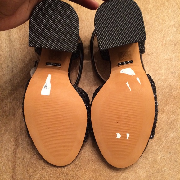 TopShop Razzle Glitter Block Heel - Picture 7 of 8